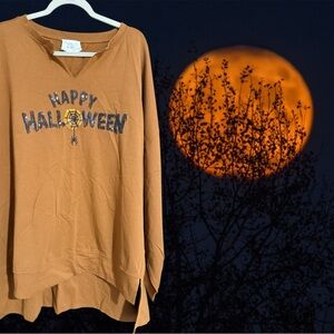 Fantastic Fawn Tan Halloween Oversized shirt.